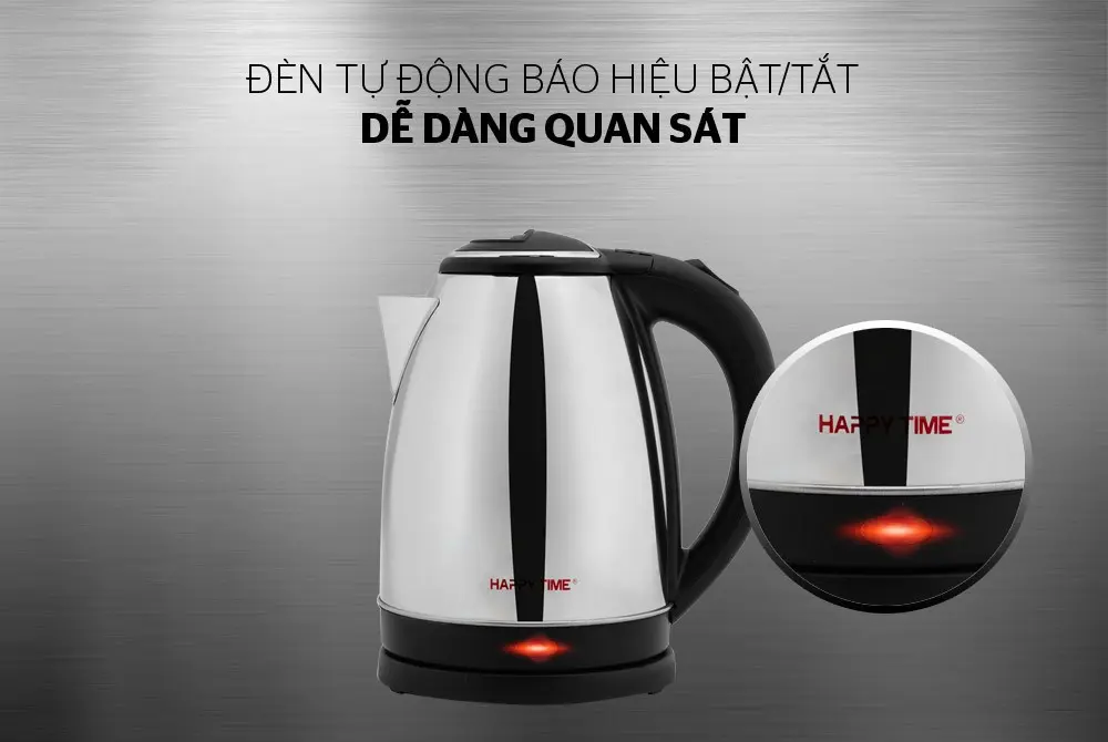 Ấm siêu tốc SUNHOUSE HTD1055 - 1.5 lít, Inox - Ảnh 6