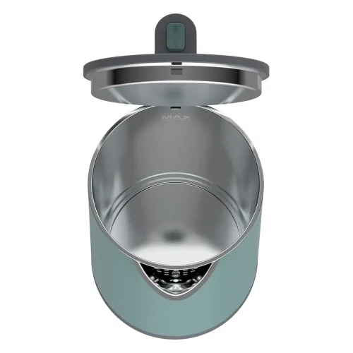 Ấm siêu tốc SUNHOUSE HTD1095 mở nắp, chụp từ mặt trên