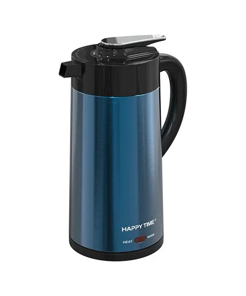 Ấm siêu tốc SUNHOUSE HTD1096 inox giữ nhiệt 2 lít góc chính diện chếch trái