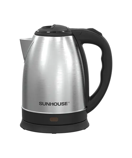 Ấm siêu tốc SUNHOUSE SHD1182GT inox 1.8 lít góc chính diện chếch trái
