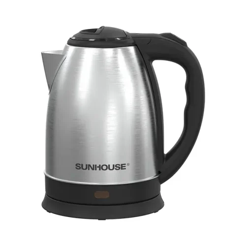 Ấm siêu tốc SUNHOUSE SHD1182GT inox 1,8 lít góc chính diện với tay cầm bên phải