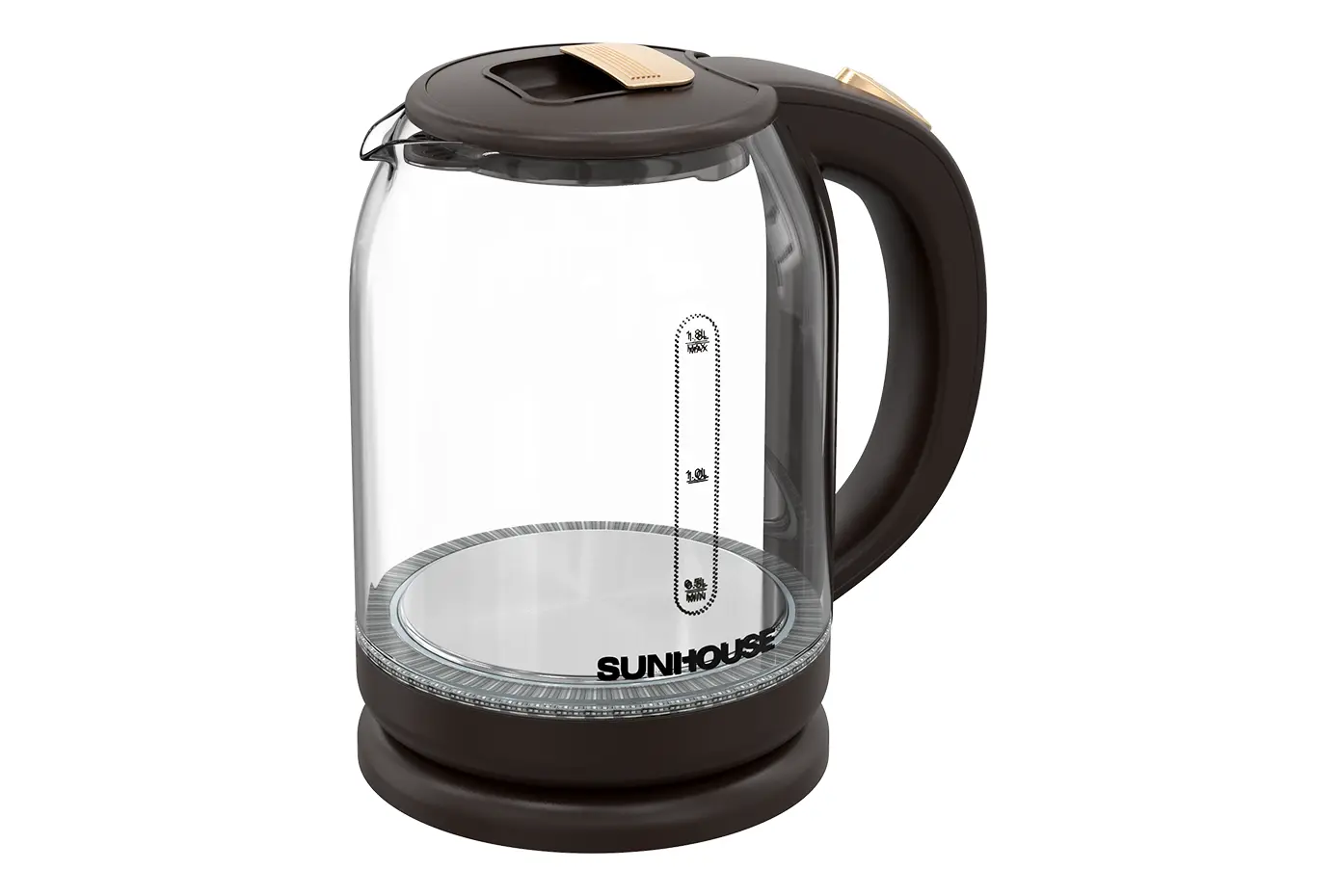 Ấm siêu tốc SUNHOUSE SHD1212 - 1.8 lít, Thủy tinh - Ảnh 2