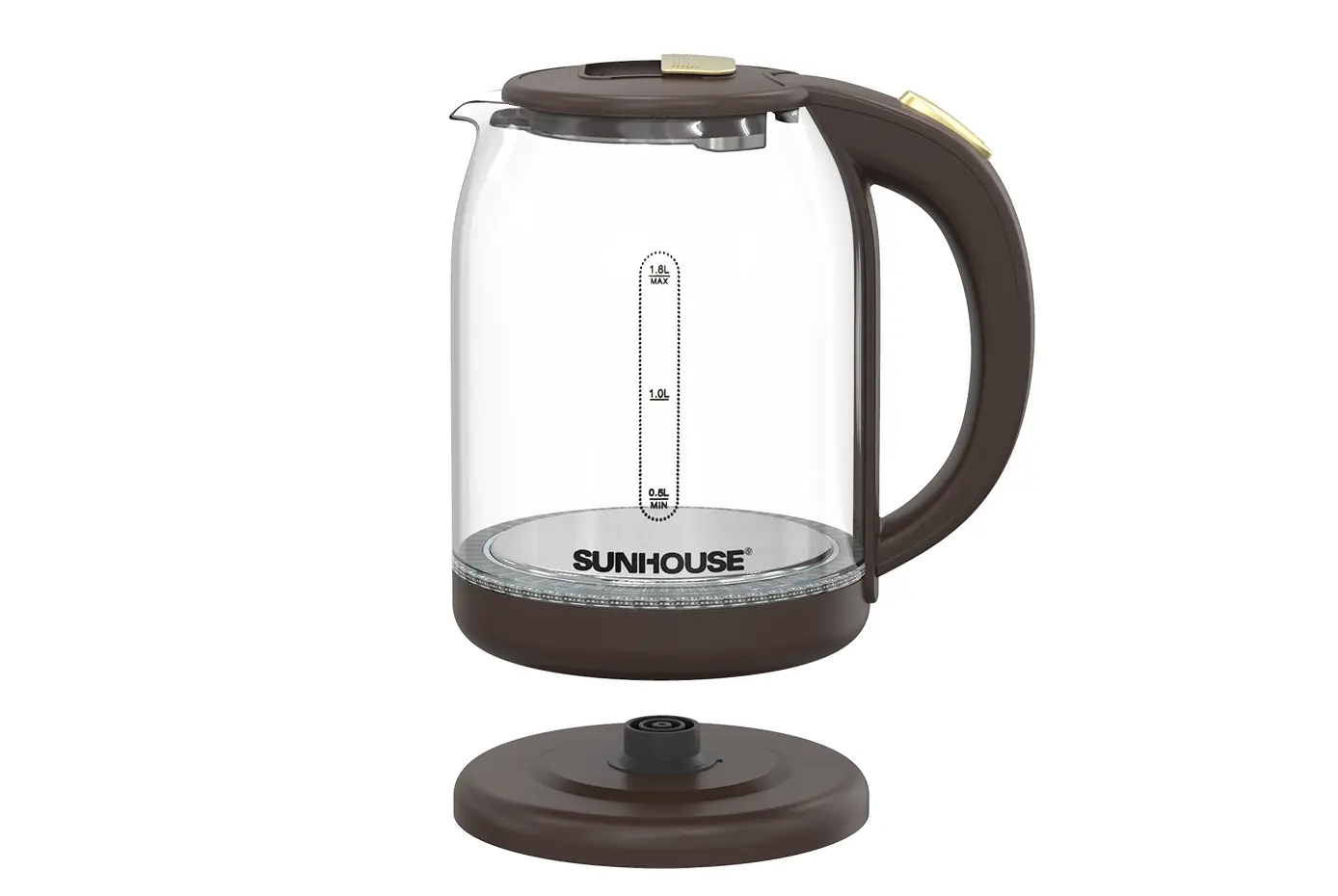 Ấm siêu tốc SUNHOUSE SHD1212 - 1.8 lít, Thủy tinh - Ảnh 7