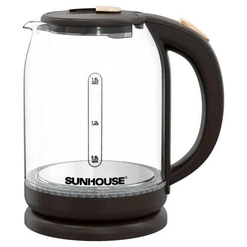 Ấm siêu tốc SUNHOUSE SHD1212 1.8 lít bằng thủy tinh