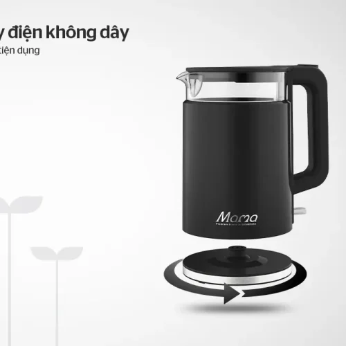 Ấm siêu tốc SUNHOUSE SHD1330 với đế xoay điện không dây