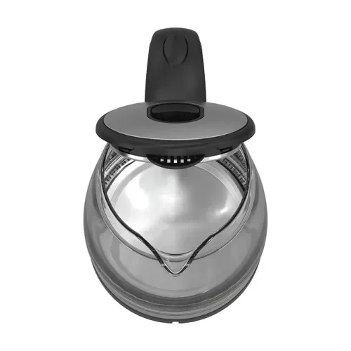 Ấm siêu tốc SUNHOUSE SHD1331 góc nhìn từ trên với nắp và quai cầm