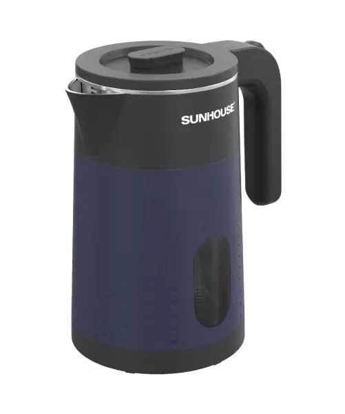 Ấm siêu tốc SUNHOUSE SHD1358 1.8 lít inox 2 lớp màu xanh đen