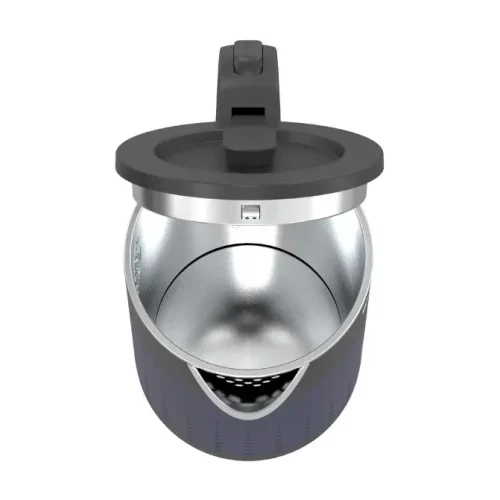 Ấm siêu tốc SUNHOUSE SHD1358 chụp từ trên, thấy lòng ấm và nắp