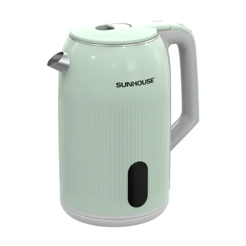 Ấm siêu tốc SUNHOUSE SHD1364 màu xanh nhạt, thiết kế 2 lớp 2,8 lít