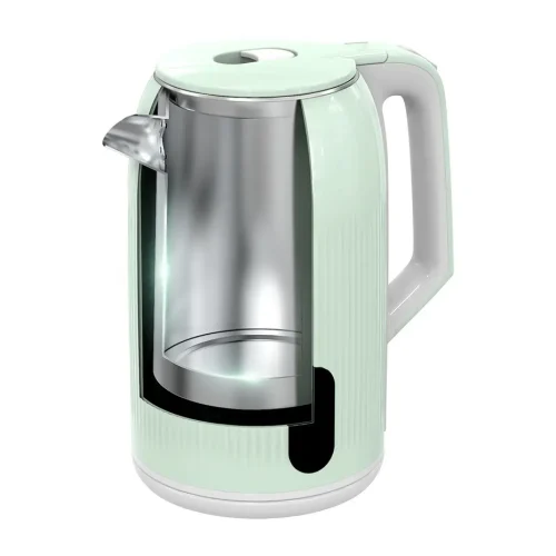 Ấm siêu tốc SUNHOUSE SHD1364 inox 2 lớp 2,8 lít màu xanh nhạt