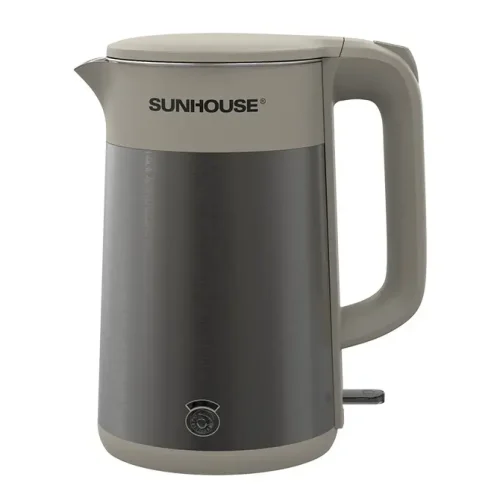 Ấm siêu tốc SUNHOUSE SHD1376 mặt trước, thân inox và tay cầm