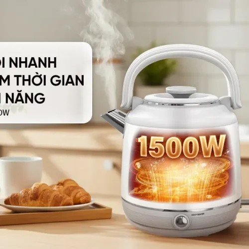 Ấm siêu tốc SUNHOUSE SHD1392 2.5 lít đun sôi nhanh công suất 1500W