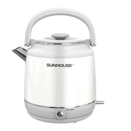 Ấm siêu tốc SUNHOUSE SHD1392 mặt trước với tay cầm, nắp và vòi rót