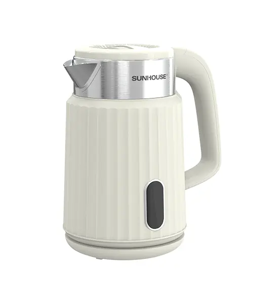 Ấm siêu tốc SUNHOUSE SHD1393 2 lít inox 2 lớp màu kem