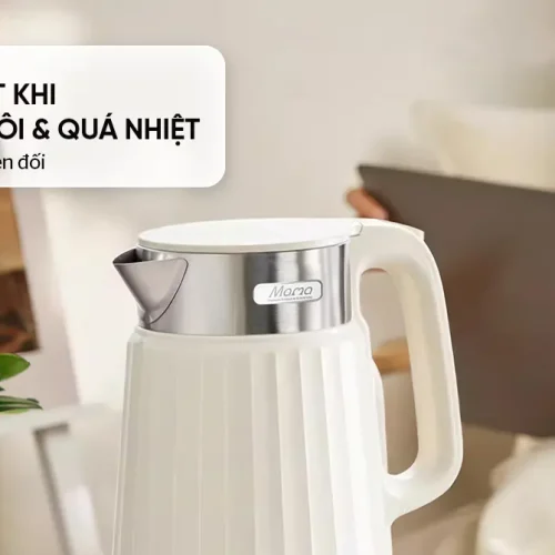 Ấm siêu tốc SUNHOUSE SHD1395 inox 2 lớp trên bàn, minh họa tự ngắt