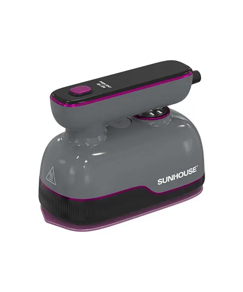 Bàn ủi hơi nước cầm tay SUNHOUSE SHD2174G 1000W màu xám góc chéo trước