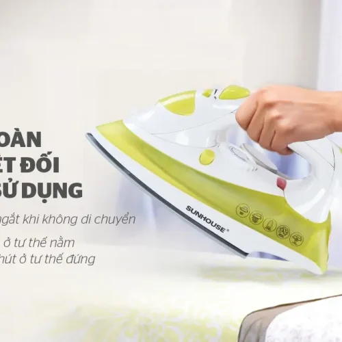 Bàn ủi hơi nước SUNHOUSE SHD2067 tự động ngắt an toàn khi sử dụng