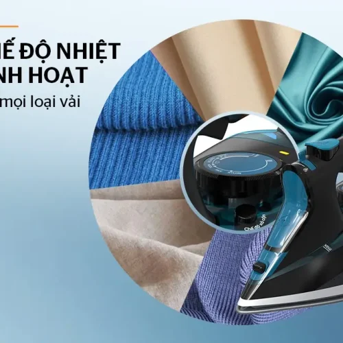 Bàn ủi hơi nước SUNHOUSE SHD2071 với núm điều chỉnh nhiệt