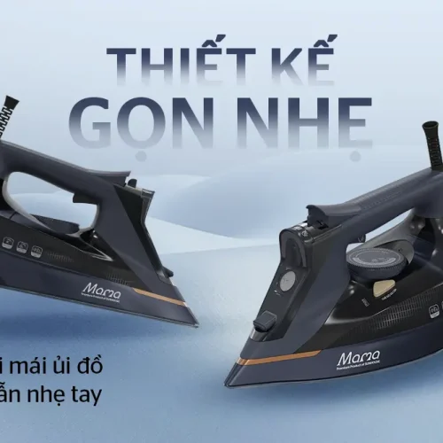 Bàn ủi hơi nước SUNHOUSE SHD2072 thiết kế gọn nhẹ, dễ cầm tay