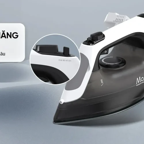 Bàn ủi hơi nước SUNHOUSE SHD2074 góc nghiêng với núm xoáy xả cặn