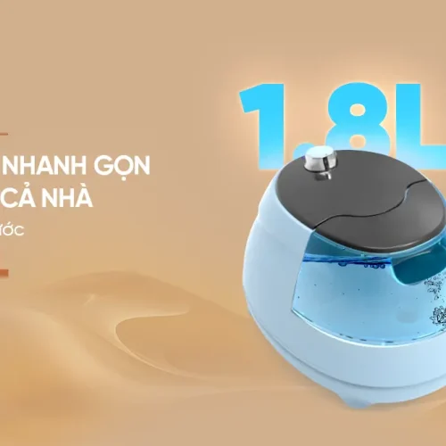 Bình nước bàn ủi hơi nước SUNHOUSE SHD2110 nhìn góc nghiêng
