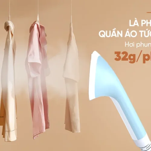 Bàn ủi hơi nước SUNHOUSE SHD2110 phun hơi bên cạnh quần áo treo