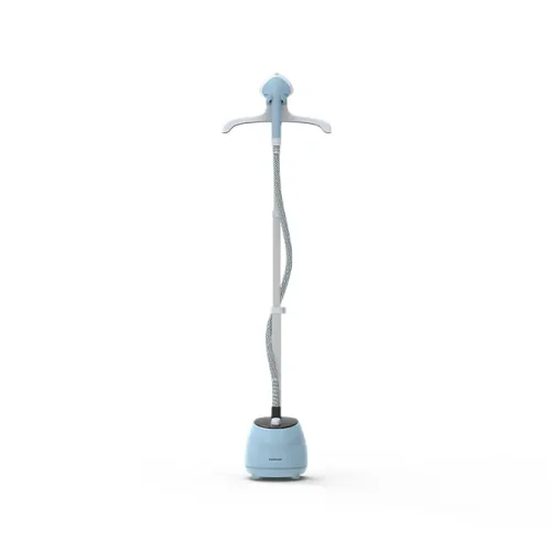 Bàn ủi hơi nước đứng SUNHOUSE SHD2110 màu xanh nhạt nhìn từ mặt trước