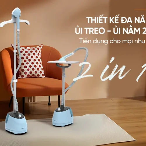 Bàn ủi hơi nước SUNHOUSE SHD2110 thiết kế ủi treo ủi nằm 2 trong 1