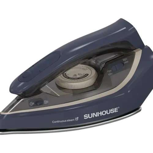 Bàn ủi hơi nước SUNHOUSE SHD2172 góc nghiêng lộ núm xoay nhiệt