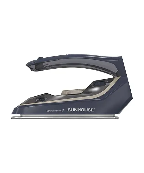 Bàn ủi hơi nước SUNHOUSE SHD2172 mặt bên trái tay cầm mở