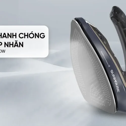 Bàn ủi hơi nước SUNHOUSE SHD2172 1000W với mặt đế chống dính
