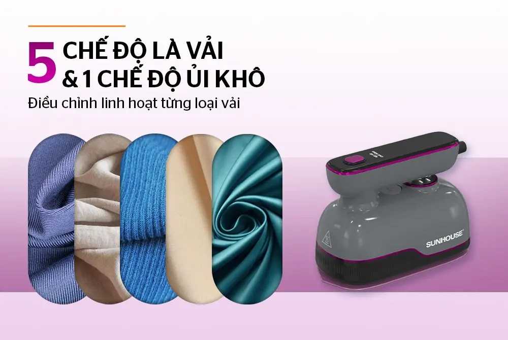 Bàn ủi hơi nước SUNHOUSE SHD2174G - 1000W, Cầm tay - Ảnh 11