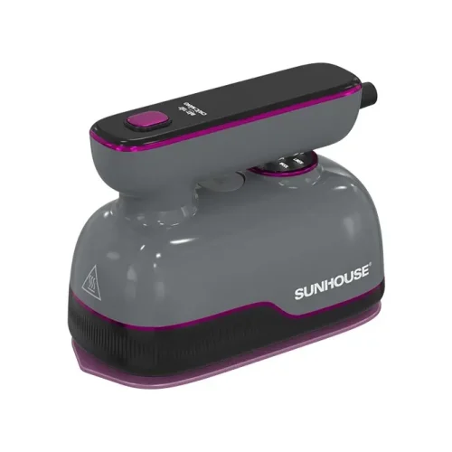Bàn ủi hơi nước cầm tay SUNHOUSE SHD2174G màu xám góc chéo trước