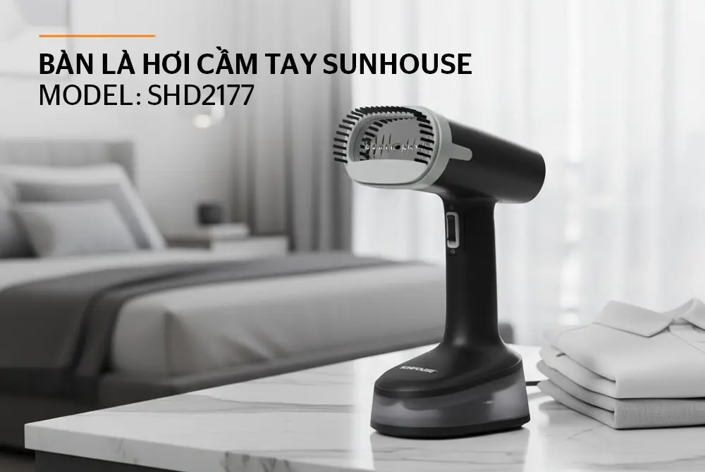 Bàn ủi hơi nước SUNHOUSE SHD2177 - 1250W, Cầm tay - Ảnh 7