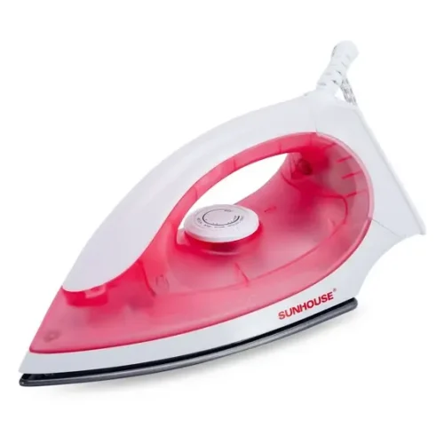Bàn ủi khô SUNHOUSE SHD1072 1200W màu hồng góc nghiêng bên phải