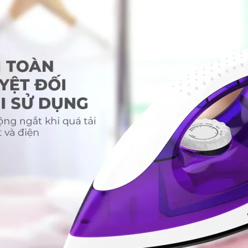 Bàn ủi khô SUNHOUSE SHD2011 tự ngắt khi quá tải nhiệt và điện