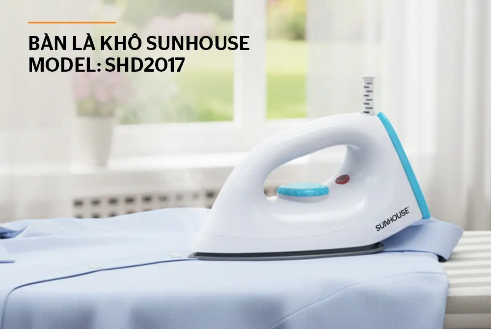 Bàn ủi khô SUNHOUSE SHD2017 - 1000W - Ảnh 7
