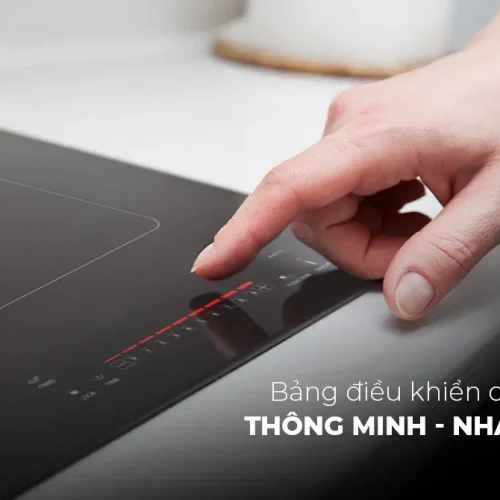 Bảng điều khiển cảm ứng của bếp điện từ đôi SUNHOUSE SHB23-HG