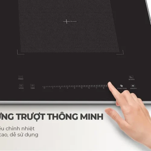 Bảng điều khiển cảm ứng trượt của bếp điện từ đôi SUNHOUSE MMB666-PLUS