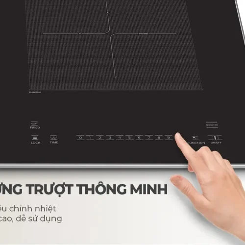 Bảng điều khiển cảm ứng trượt của bếp điện từ đôi SUNHOUSE MMB90-PLUS