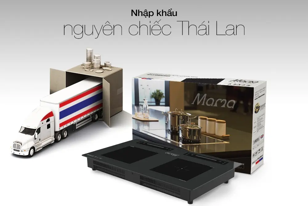 Bếp điện từ đôi 2 loại SUNHOUSE MMB888EI - 2000W/2000W, Cảm ứng - Ảnh 8