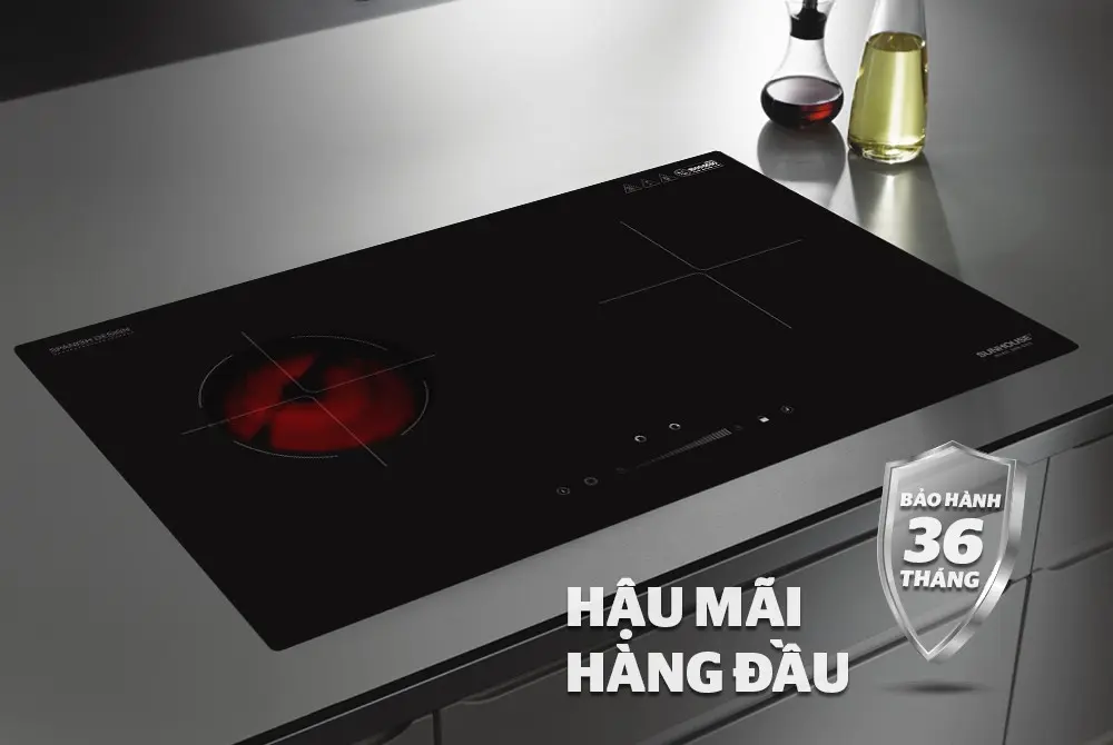 Bếp điện từ đôi 2 loại SUNHOUSE SHB-EI02 - 2200W/2000W, Cảm ứng - Ảnh 9