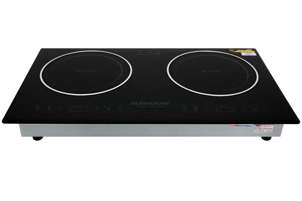 Bếp điện từ đôi 2 loại SUNHOUSE SHB9112 - 1800W/1800W, Cảm ứng - Ảnh 2