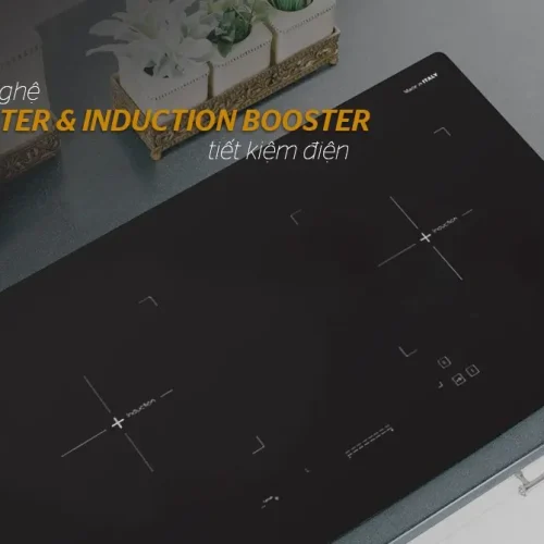 Bếp điện từ đôi SUNHOUSE APB9981 tích hợp công nghệ Inverter và Induction Booster