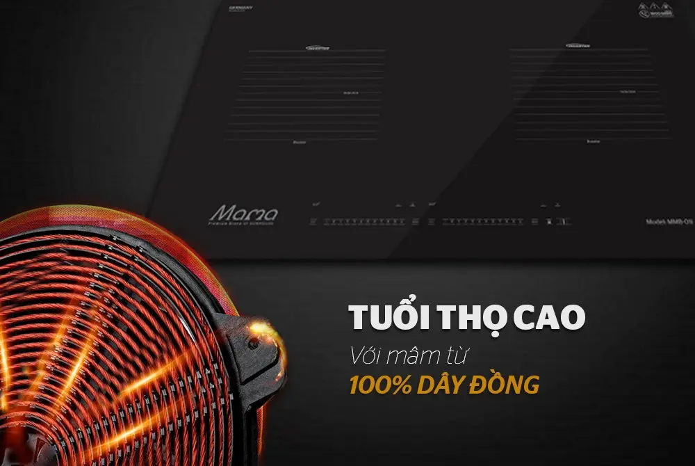 Bếp điện từ đôi SUNHOUSE MMB-01I - 2100W/2100W - Ảnh 8
