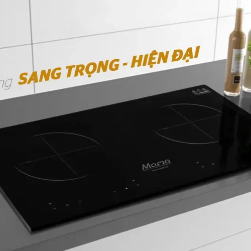 Bếp điện từ đôi SUNHOUSE MMB-03I lắp âm sang trọng 2100W/2100W