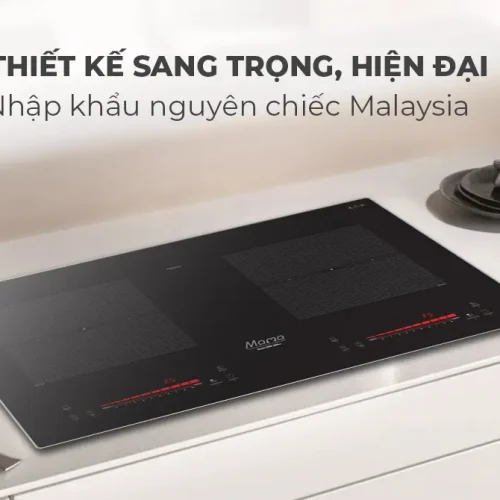 Bếp điện từ đôi SUNHOUSE MMB-36Plus lắp trên bàn bếp
