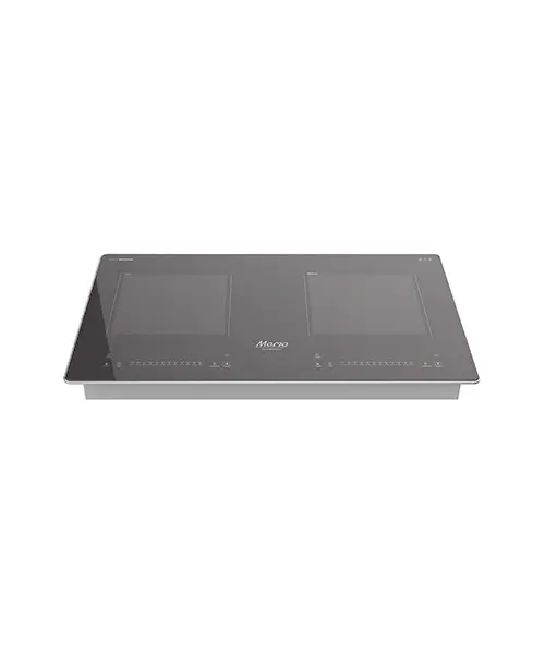 Bếp điện từ đôi SUNHOUSE MMB-36Plus mặt kính đen với hai vùng nấu
