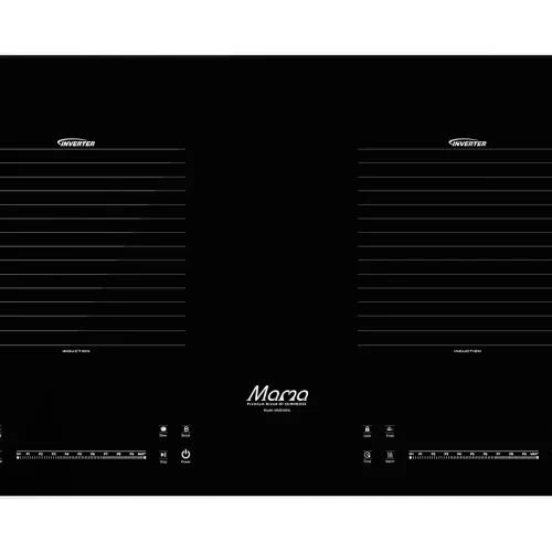 Toàn cảnh bếp điện từ đôi SUNHOUSE MMB-88HL với hai vùng nấu