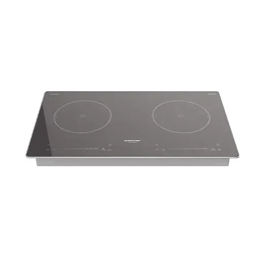 Bếp điện từ đôi SUNHOUSE MMB24LC mặt kính đen hai vùng nấu